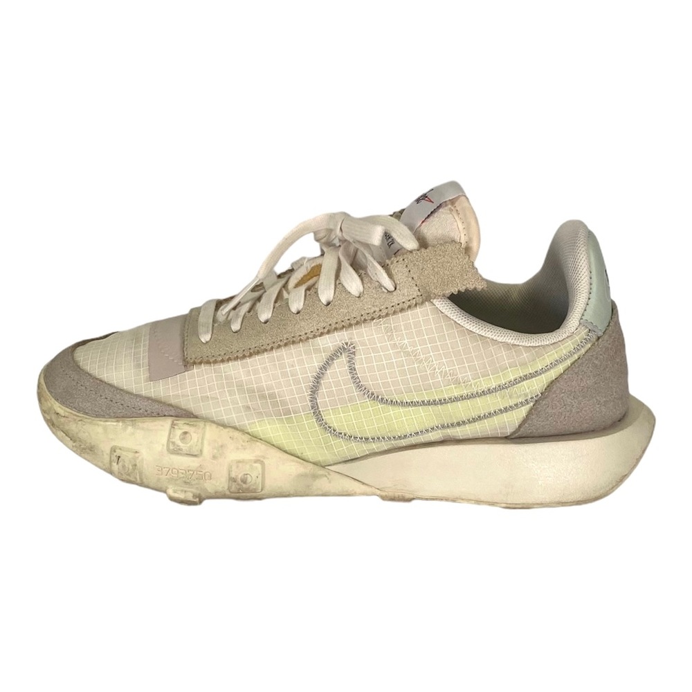 Womens Nike Waffle Racer LX Series QS Shoes CW1274 100 Ivory Size 6.5